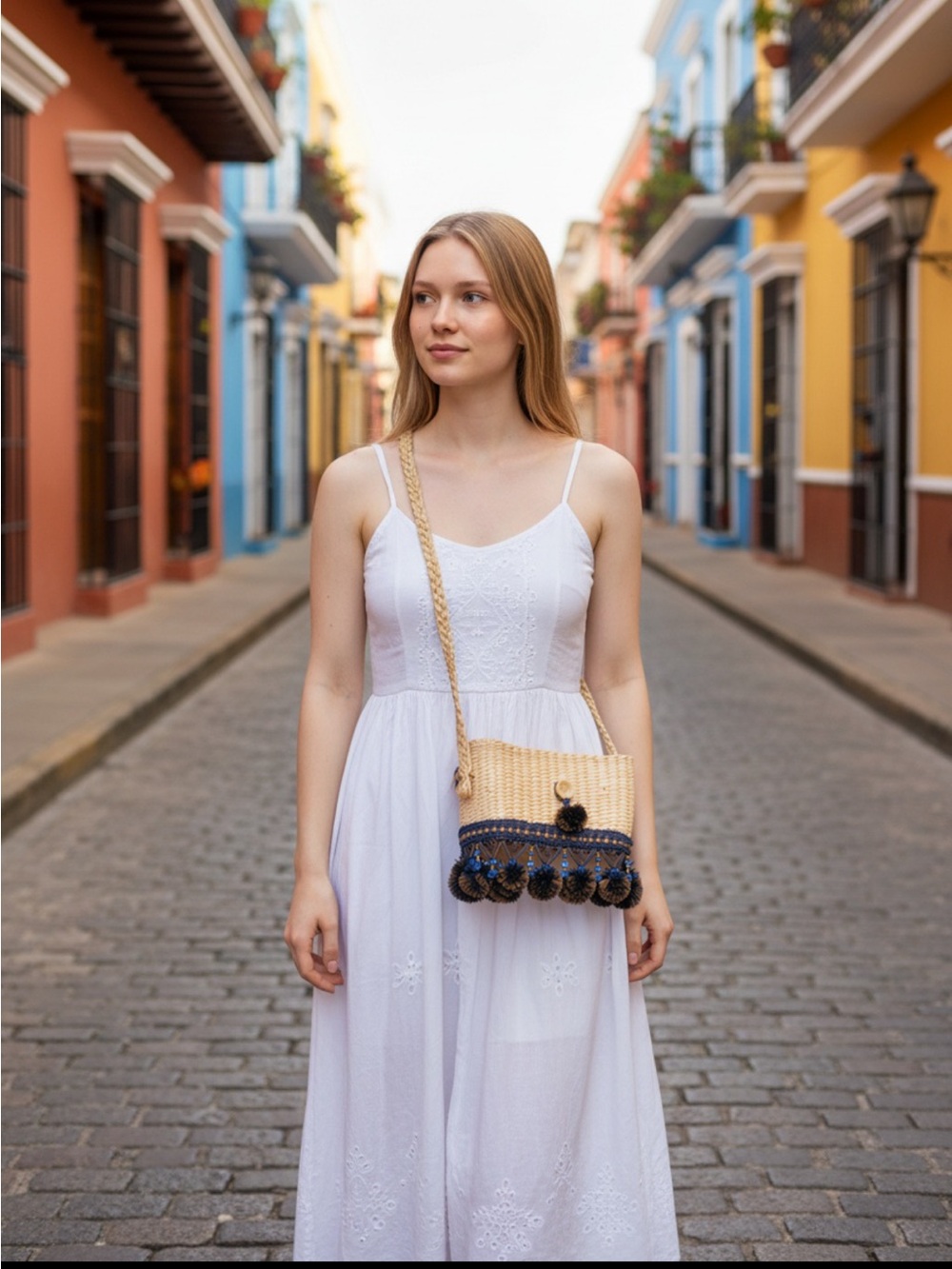 NO BRAND straw bag